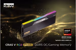 KLEVV CRAS V RGB PRIME: DDR5 Memory Hits CL26 at 6000 MT/s