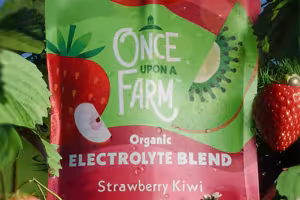 Once Upon a Farm Launches Organic Electrolyte Pouches for Kids