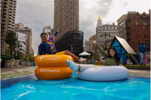 Disney Unveils 3D Street Mural in NYC for New Lakeshore Lodge Resort