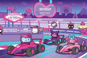 Hello Kitty Brings a Fan Zone and Cafes to F1 Academy Vegas