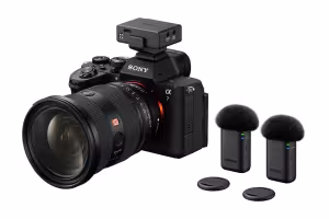 Sony ECM-W5 Wireless Mic Records 32bit Float Straight to Camera