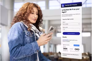United Launches Tracker to Show Which Flights Have Starlink Wi-Fi