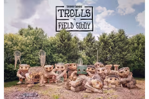 12 Giant Recycled Trolls Invade Michigan Gardens This Spring