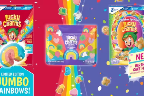 Lucky Charms Brings More Magic to the Breakfast Table with New Rainbow Inspiration