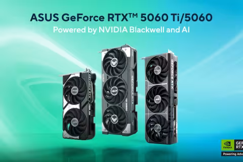 ASUS Launches Next-Gen GeForce RTX 5060 and 5060 Ti Graphics Cards Powered by NVIDIA Blackwell