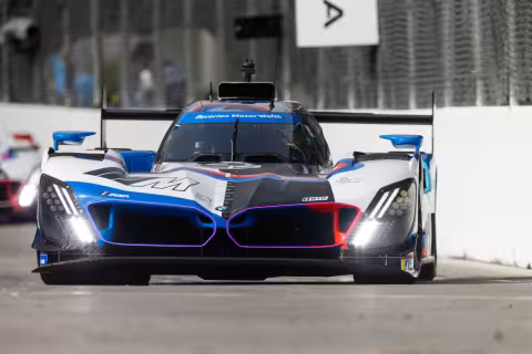 BMW M Hybrid V8 Secures Pole Hat-Trick and First Podium Finish of IMSA Season in Long Beach