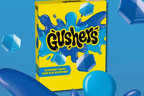 Gushers Launches Fan-Demanded All-Blue Pack with Sour Blue Raspberry Twist