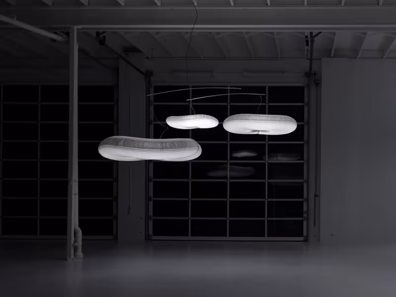 molo's urchin softlight Redefines Lighting with Playful Interaction and Shape-Shifting Design