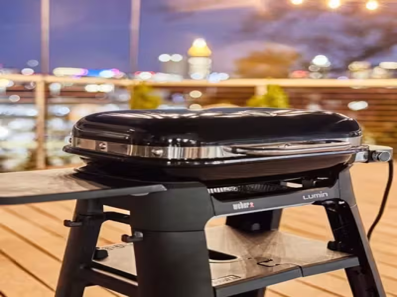 Weber's LUMIN Electric Grill Shines at Spogafa 2024, Earns Prestigious Red Dot Design Award