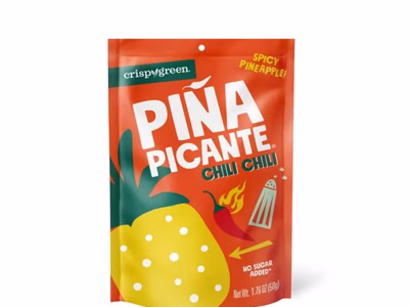 Crispy Green Ignites Snack Aisles with Piña Picante Chili Chili, the Blazing New Pineapple Snack