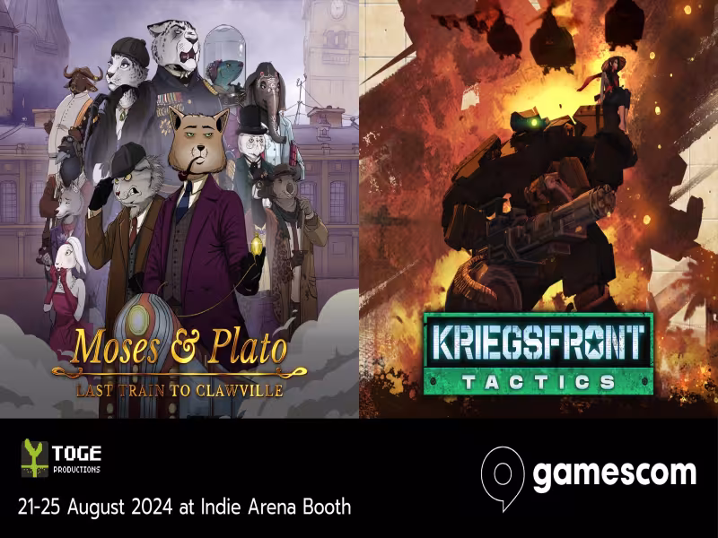 Toge Productions Heads to gamescom 2024 with Two Exciting New Games