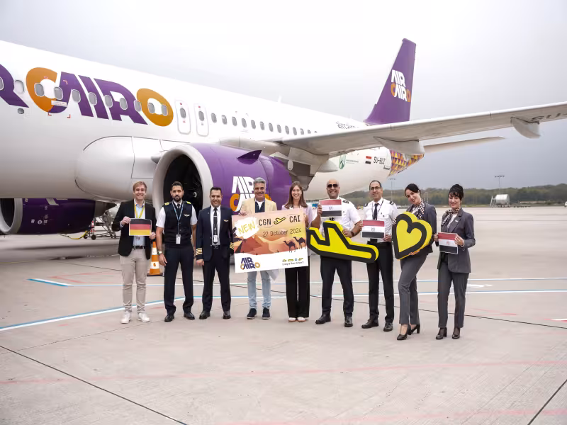 From Cologne/Bonn to Cairo with Air Cairo