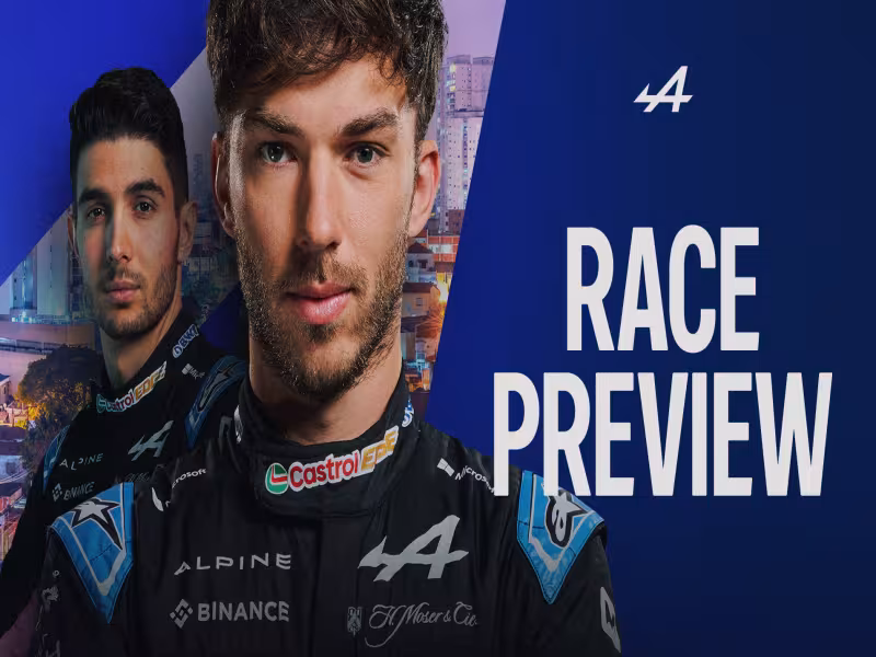 BWT Alpine Formula One Team Showed Strong Determination at the São Paulo Grand Prix