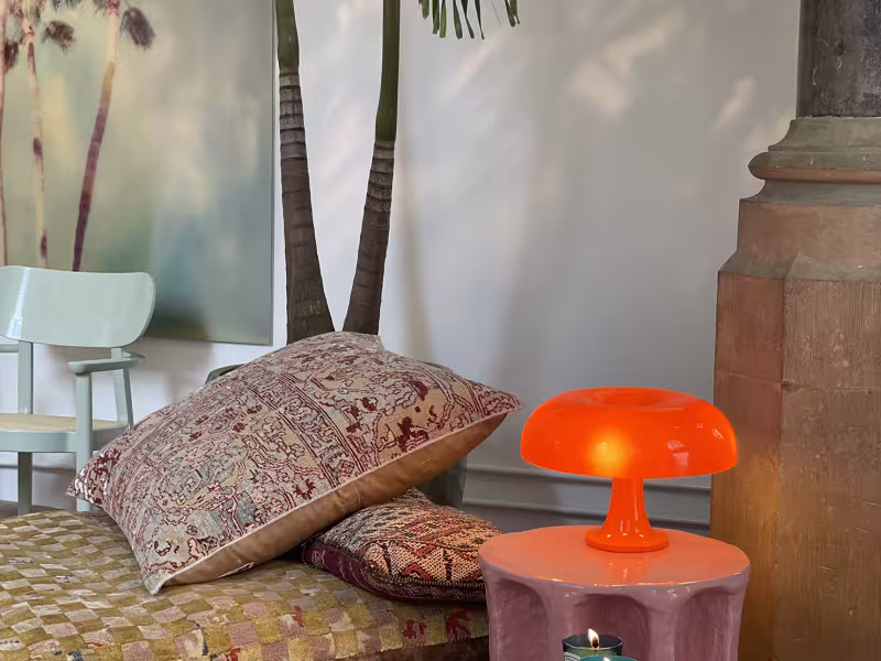 Artemide's Iconic Nessino Lamp Brightens Up Winter with New Vibrant Colors
