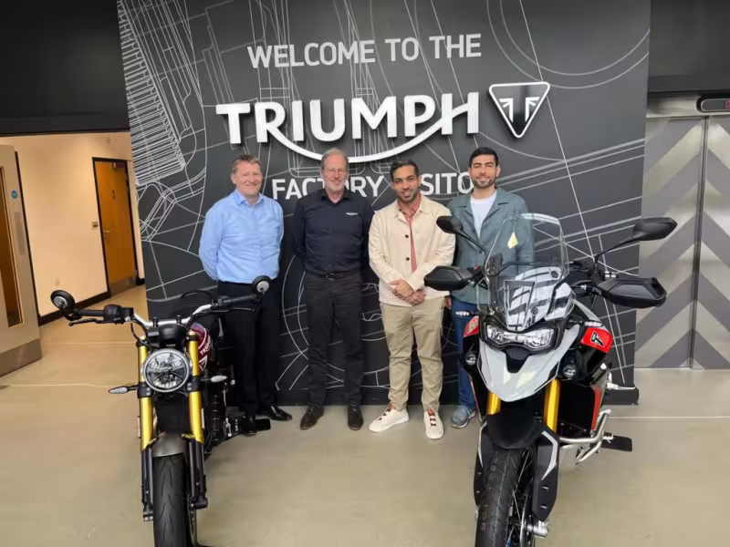 Triumph Motorcycles Roars Back into the UAE with Galadari Partnership