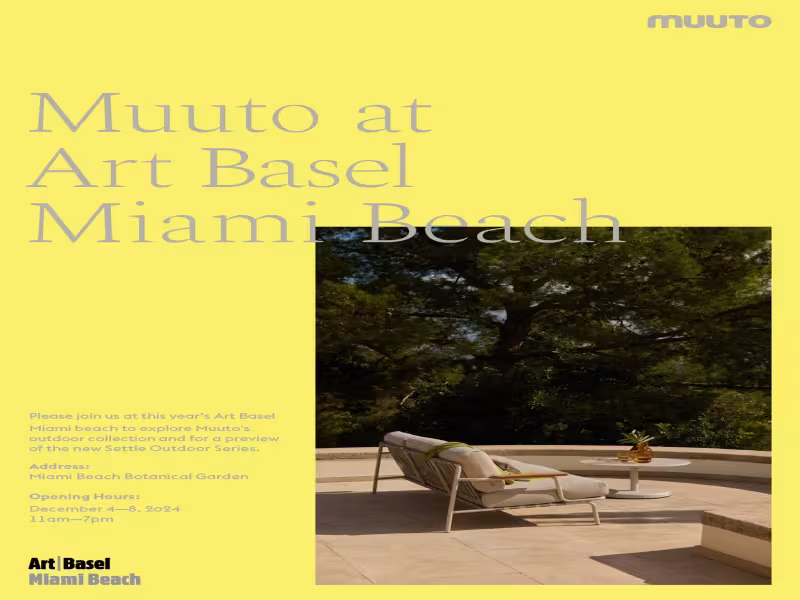 Muuto Launches Settle Outdoor Series: Blurring the Lines Between Indoor and Outdoor Comfort