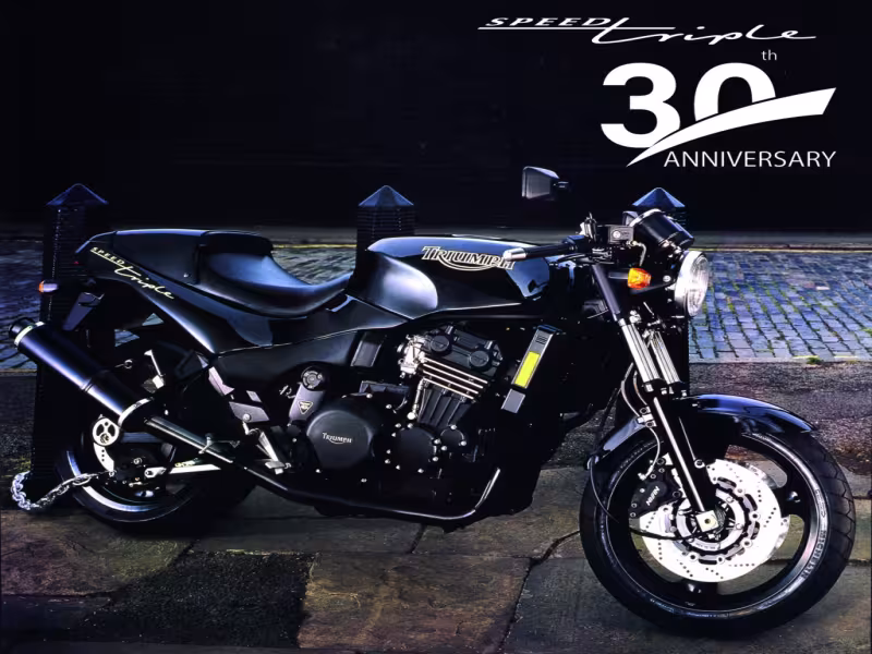 Triumph Motorcycles Celebrates 30 Years of the Speed Triple with an Exclusive Event