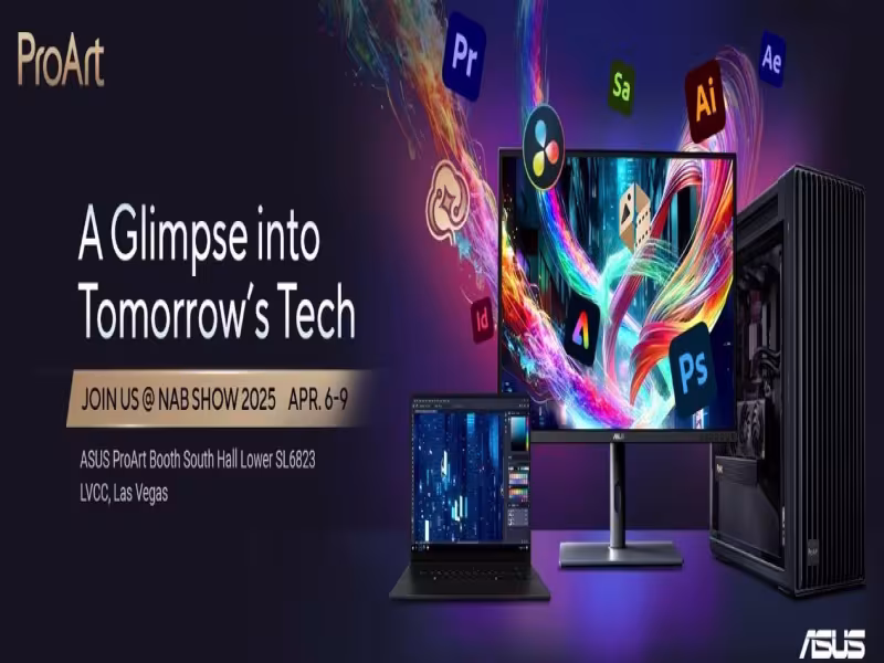 ASUS Showcases Cutting-Edge ProArt Displays and PC Solutions at NAB Show 2025