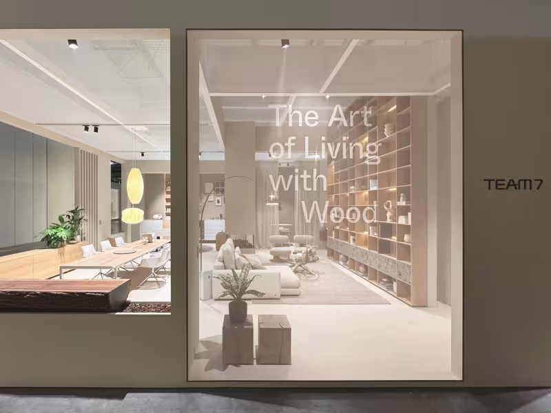 A Masterpiece in Wood: TEAM 7 Wows at Salone del Mobile 2025