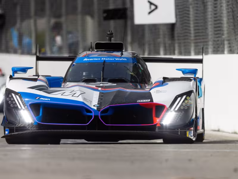 BMW M Hybrid V8 Secures Pole Hat-Trick and First Podium Finish of IMSA Season in Long Beach
