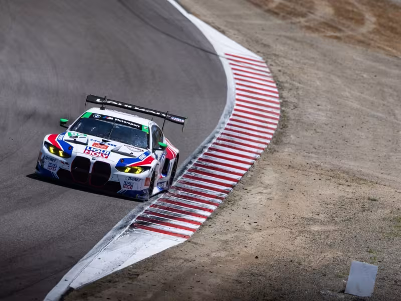 BMW M Hybrid V8 Thrills at Laguna Seca with Pole and Podium Performance