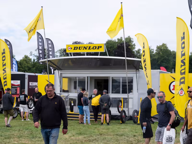 Dunlop Brings Enhanced Tire Fitting and Test Ride Experience to ABR Festival 2025