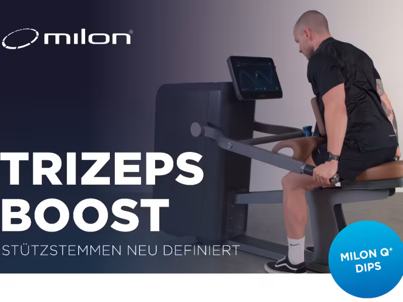 Targeted Strength, Smart Support: milon Q+ Dips Elevates Functional Fitness