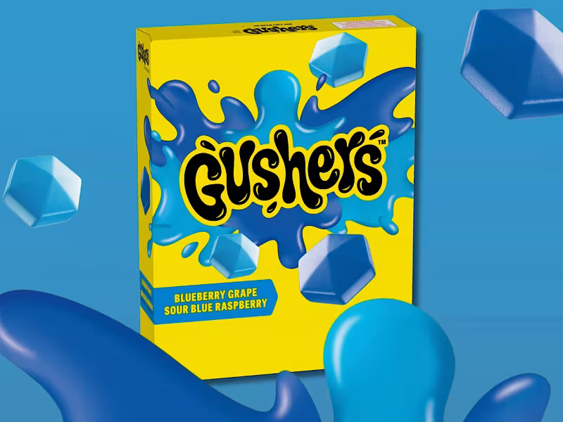Gushers Launches Fan-Demanded All-Blue Pack with Sour Blue Raspberry Twist