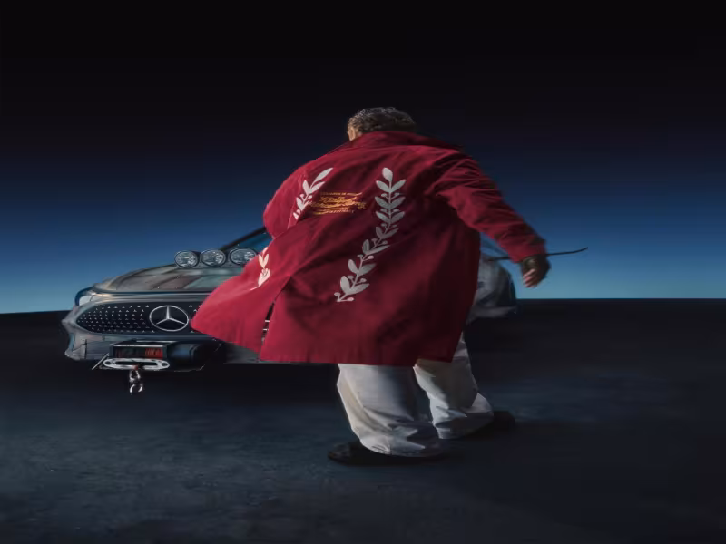 KidSuper Turns the Mercedes-Benz CLA into a Superhero Icon at Paris Fashion Week