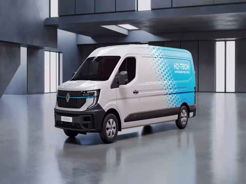 Renault Master H2-Tech Prototype Sets New Standard for Hydrogen with 700km Range and 5-Minute Charge