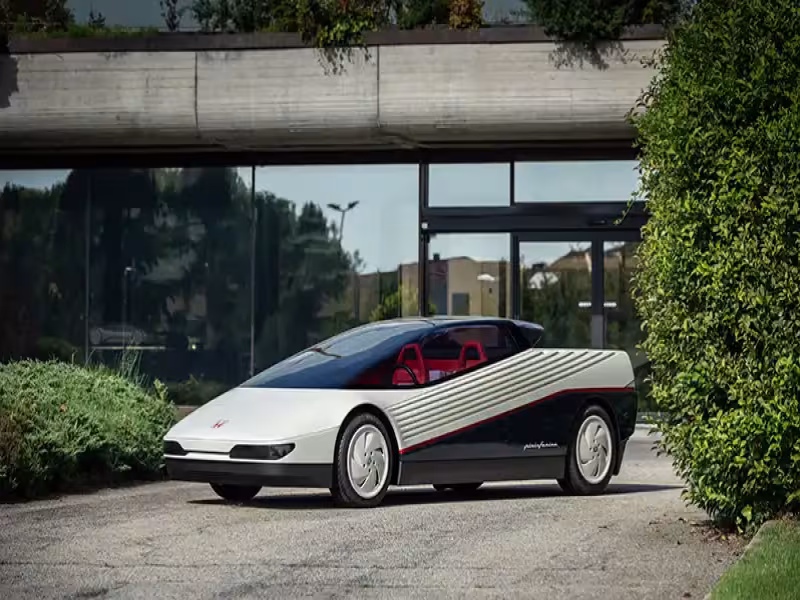 Honda's Iconic 1984 HP-X Concept Car Makes Historic North American Debut at Pebble Beach Concours d'Elegance