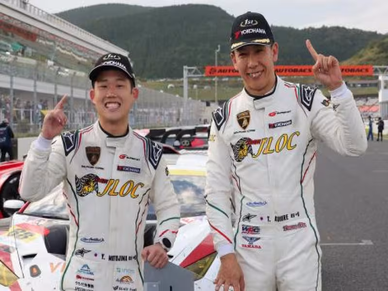 Yokohama's ADVAN Tires Lead VENTENY Lamborghini GT3 to Victory in SUPER GT Round 7