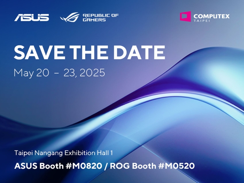 ASUS and ROG to Unveil AI Innovations and Immersive Gaming Experiences at Computex 2025
