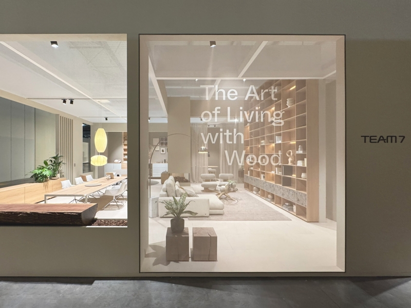 A Masterpiece in Wood: TEAM 7 Wows at Salone del Mobile 2025