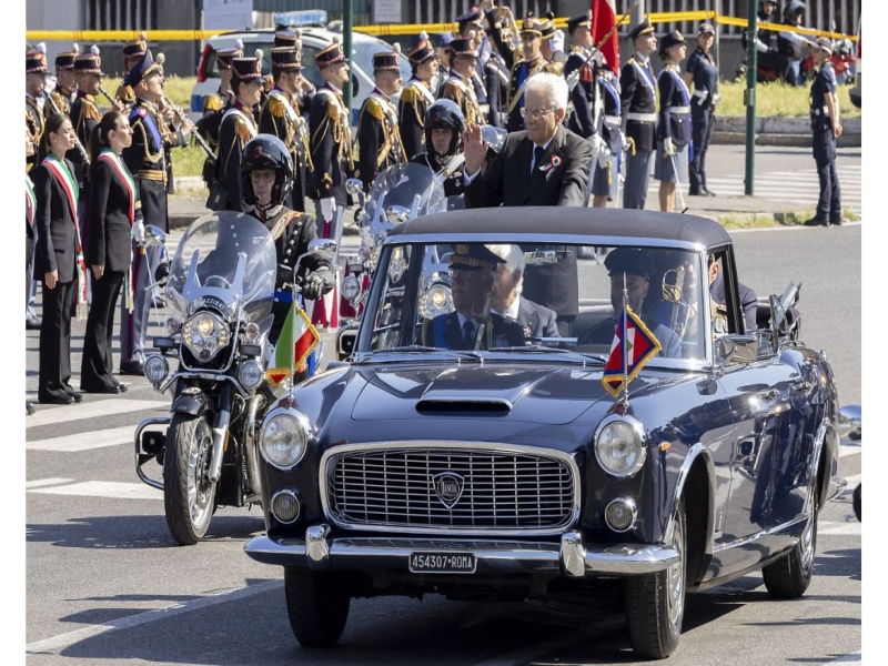 Presidential Lancia Flaminia Shines at Festa della Repubblica as Lancia Looks to the Future
