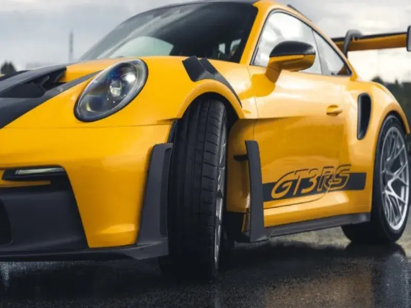 Porsche and Michelin Develop Wet Tire for 911 GT3 RS