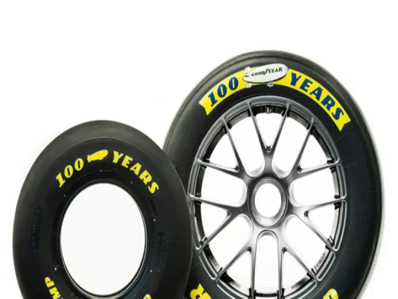 Goodyear Celebrates 100 Years of Blimps with Special Tire Design for Goodyear 400