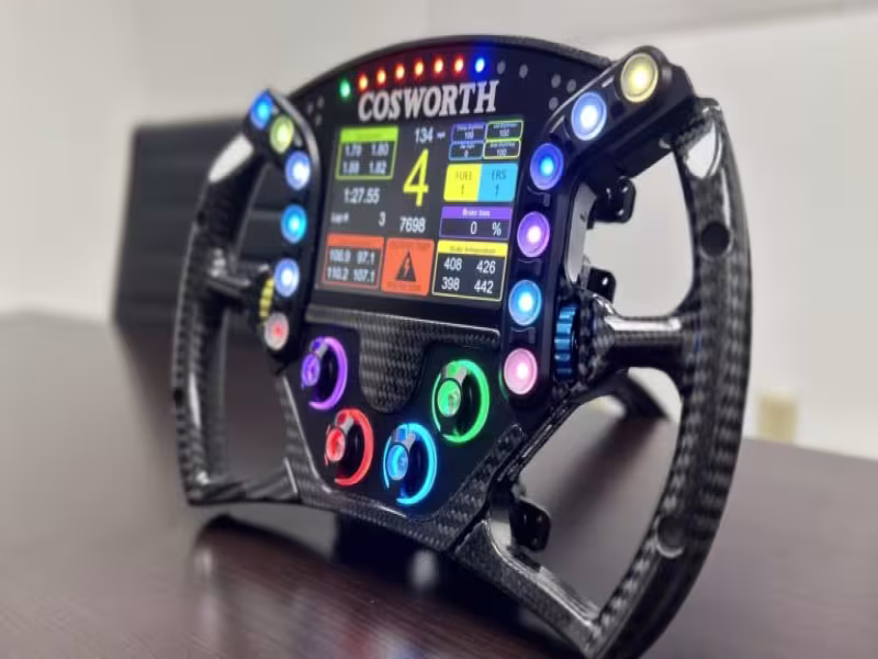 Crafting the Future of Racing: Cosworth Unveils Revolutionary Steering Wheel at IndyCar Season Opener