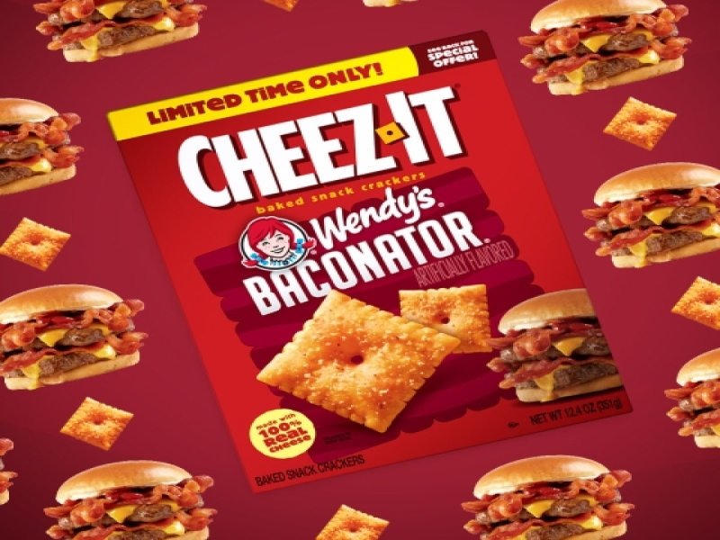 Cheez-It® and Wendy's® Join Forces for Bold Baconator® Crackers This Summer