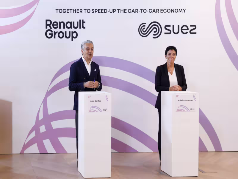 Renault Group and SUEZ: Driving the Circular Economy in the Automotive Industry