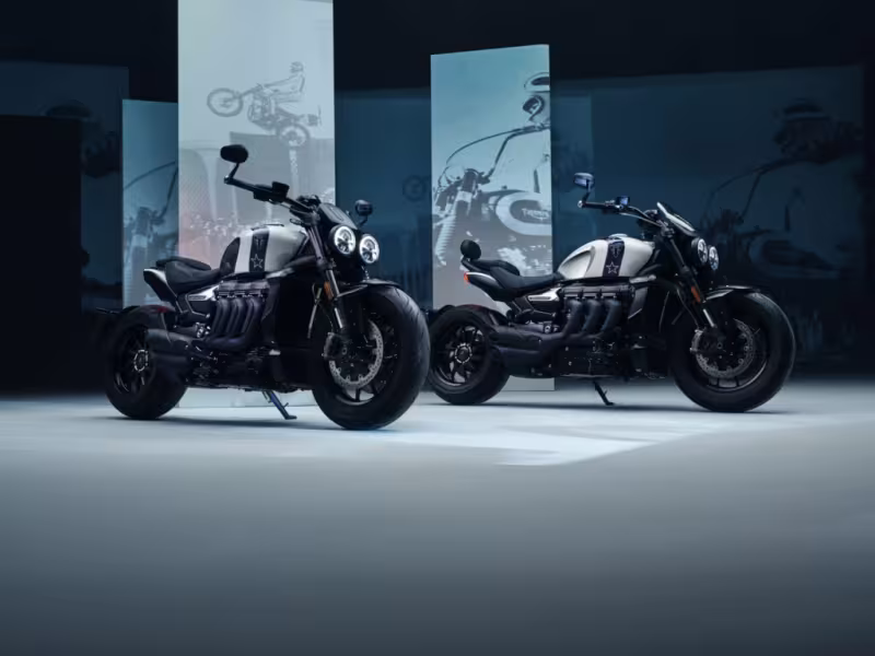 Triumph Launches Limited Edition Rocket 3 Motorcycles to Honor Daredevil Legend Evel Knievel