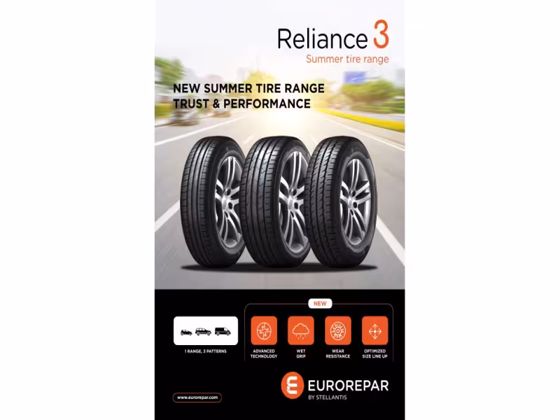 EUROREPAR Launches Next-Gen Reliance Summer Tire Range with Enhanced Performance, Safety, and Efficiency