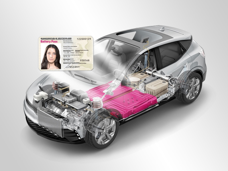 Deutsche Telekom Premieres Digital Battery Passport at IZB Wolfsburg
