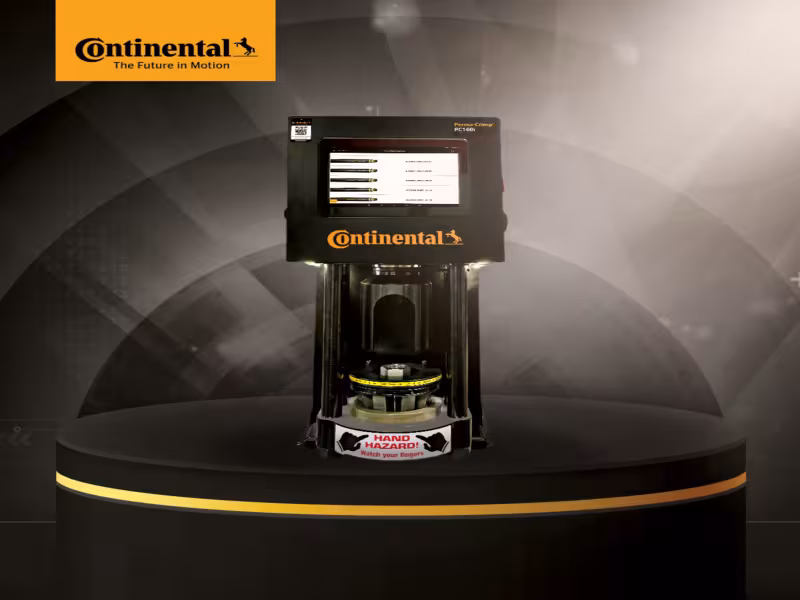 Continental Advances Industrial Efficiency with PC160i Hydraulic Hose Crimper