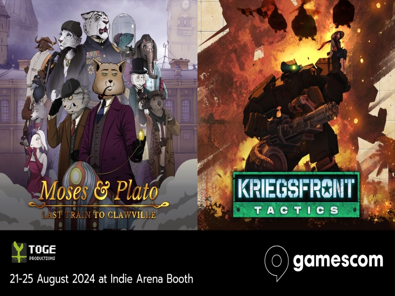 Toge Productions Heads to gamescom 2024 with Two Exciting New Games
