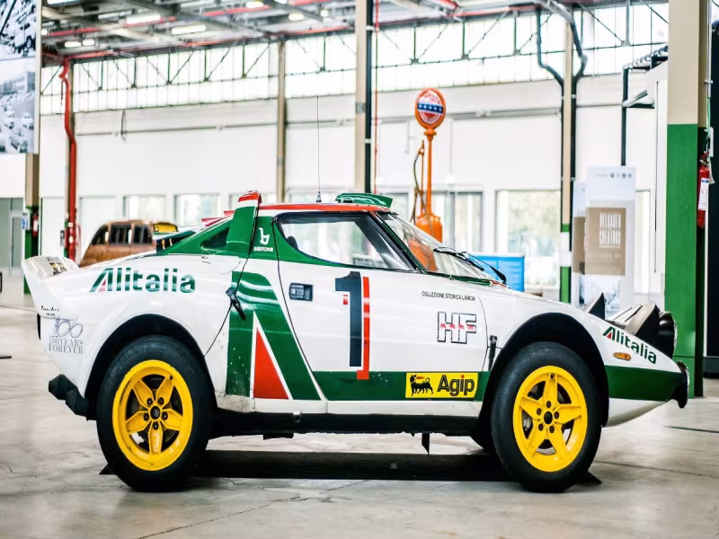 Four Lancia legends from the Heritage Hub star at the Rally Racing Meeting 2025  
