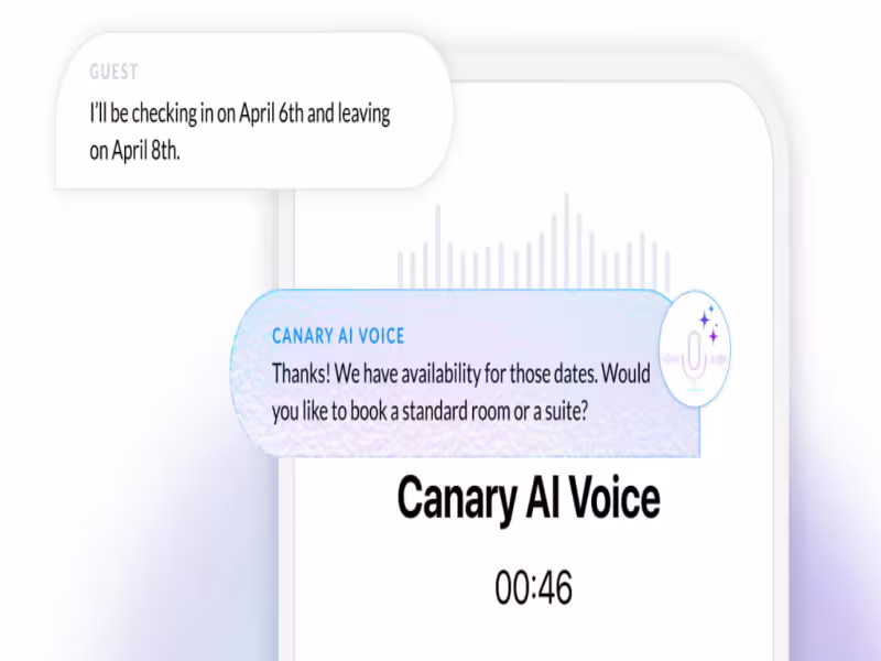 Canary Technologies Revolutionizes Hotel Guest Communication with End-to-End AI Voice Platform