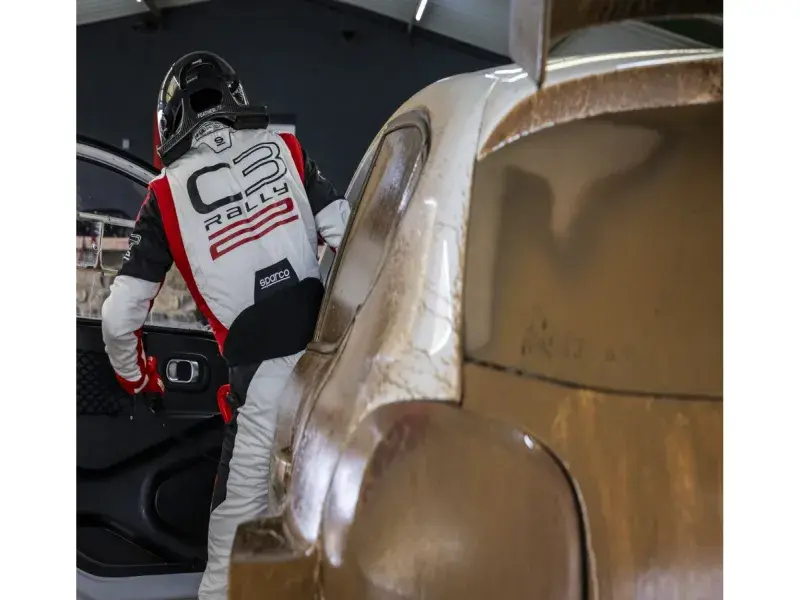 Nico Pino Tests His Skills in the Citroën C3 Rally2