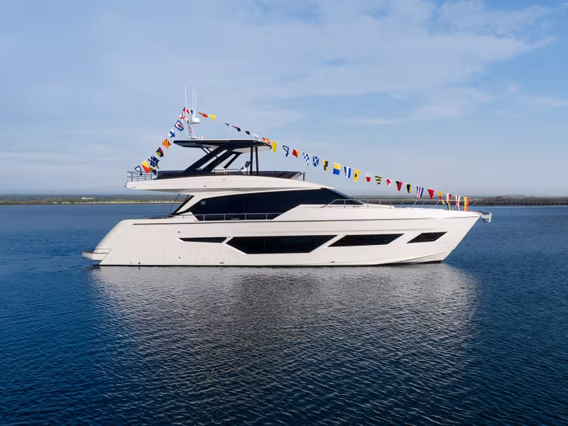 Ferretti Yachts 720 Gets a “Just Like Home” Refresh—And the First New Build Is Headed to America