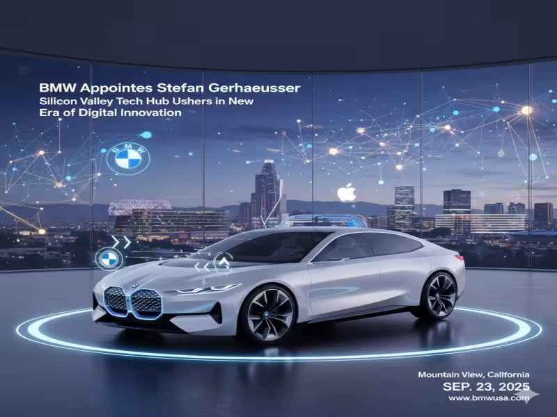 BMW Appoints Stefan Gerhaeusser to Lead Silicon Valley Tech Hub, Ushering in New Era of Digital Innovation